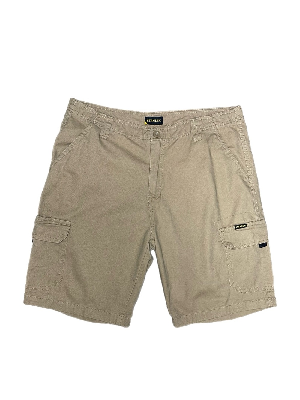 Stanley Cotton Cargo Khaki Shorts
